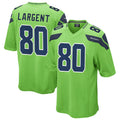 Jamed S.Seahawks #80 Steve Largent Player Green Game Stitched Jerseys