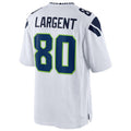 Jamed S.Seahawks #80 Steve Largent Player White Home Game Stitched Jerseys
