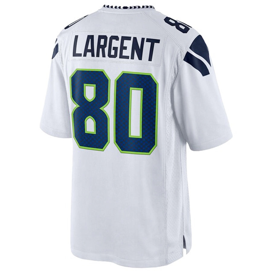 Jamed S.Seahawks #80 Steve Largent Player White Home Game Stitched Jerseys