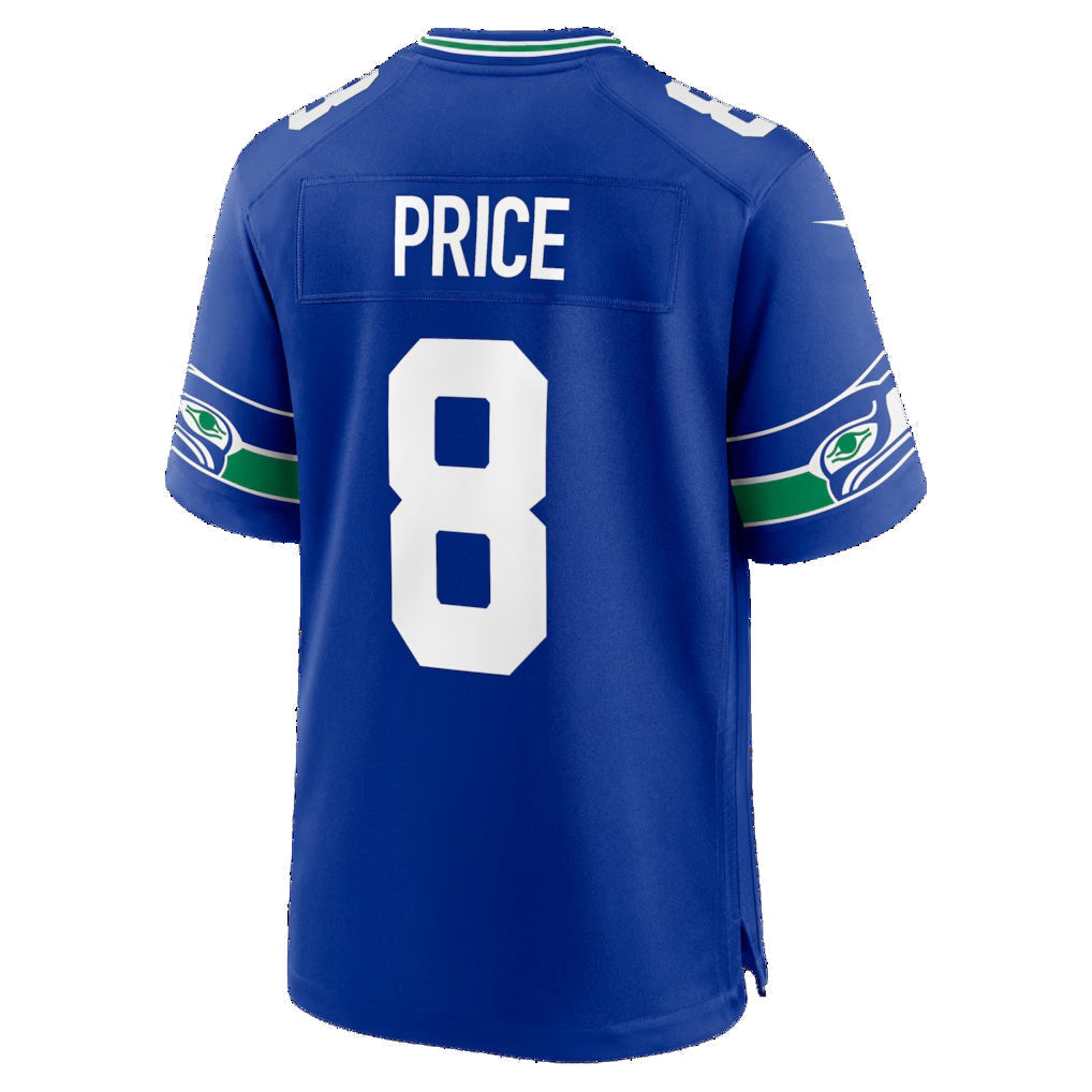 Jamed S.Seahawks #8 Jadarian Price Royal Alternate Game Stitched Jerseys