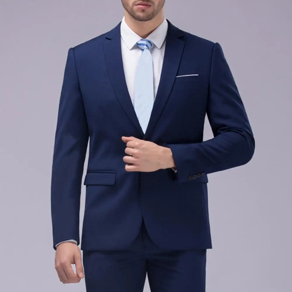 2026 Fashion High-end Brand Casual Business Men's Blazer Casual Blazer Formal Suit Set Groom Wedding Gown Blazers Pants Set