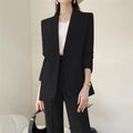 New in Fashion 2 Piece Sets Women Outfits Spring Autumn New in Korean Pants Sets Commuter Elegant Suit Coat 2 Piece Sets Women