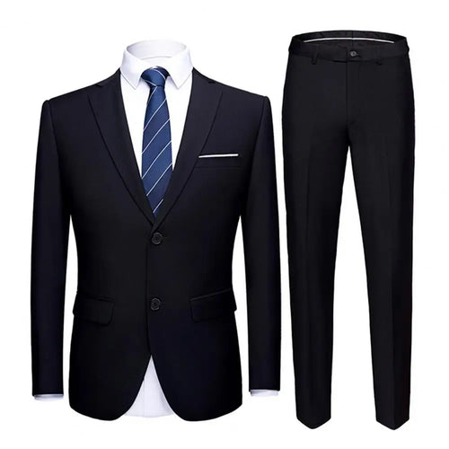 2026 Fashion High-end Brand Casual Business Men's Blazer Casual Blazer Formal Suit Set Groom Wedding Gown Blazers Pants Set