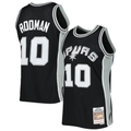 Jamed SA.Spurs #10 Dennis Rodman Mitchell & Ness Black 1993-1994 Hardwood Classics Swingman Jerseys
