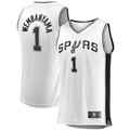 Jamed SA.Spurs #1 Victor Wembanyama Fanatics White Fast Break Player Jerseys - Association Edition
