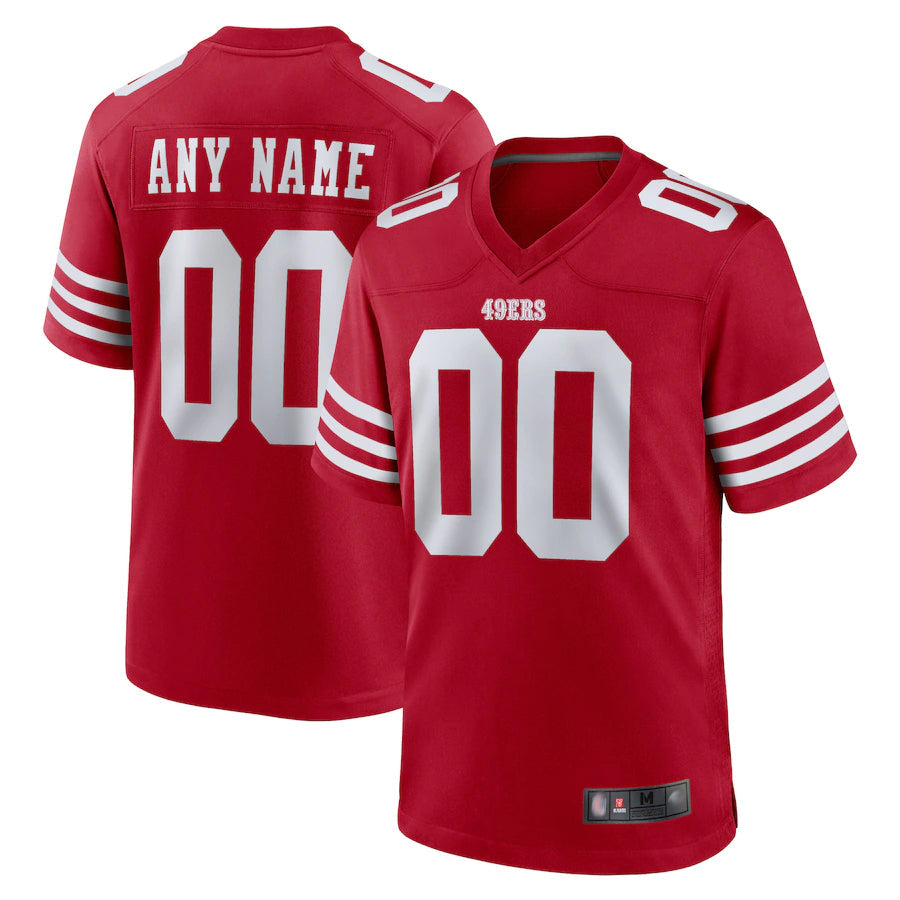 Jamed Custom SF.49ers Game Home Stitched Jerseys