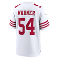 Jamed SF.49ers #54 Fred Warner White Player Game Stitched Jerseys