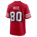 Jamed SF.49ers #80 Jerry Rice Scarlet Retired Player Alternate Game Stitched Jerseys