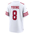 Jamed SF.49ers #8 Steve Young White Retired Player Game Stitched Jerseys