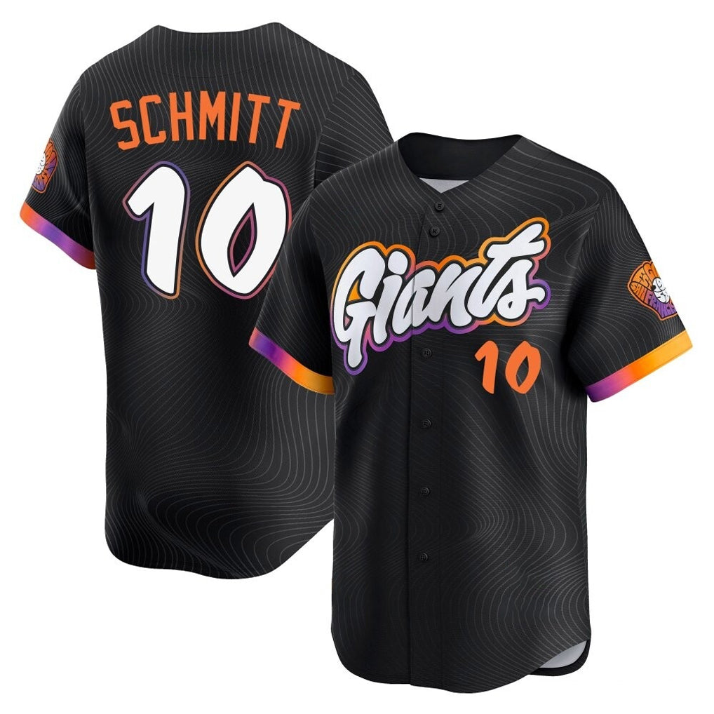 Jamed SF.Giants #10 Casey Schmitt Player Black 2025 City Connect Home Limited Stitched Jerseys