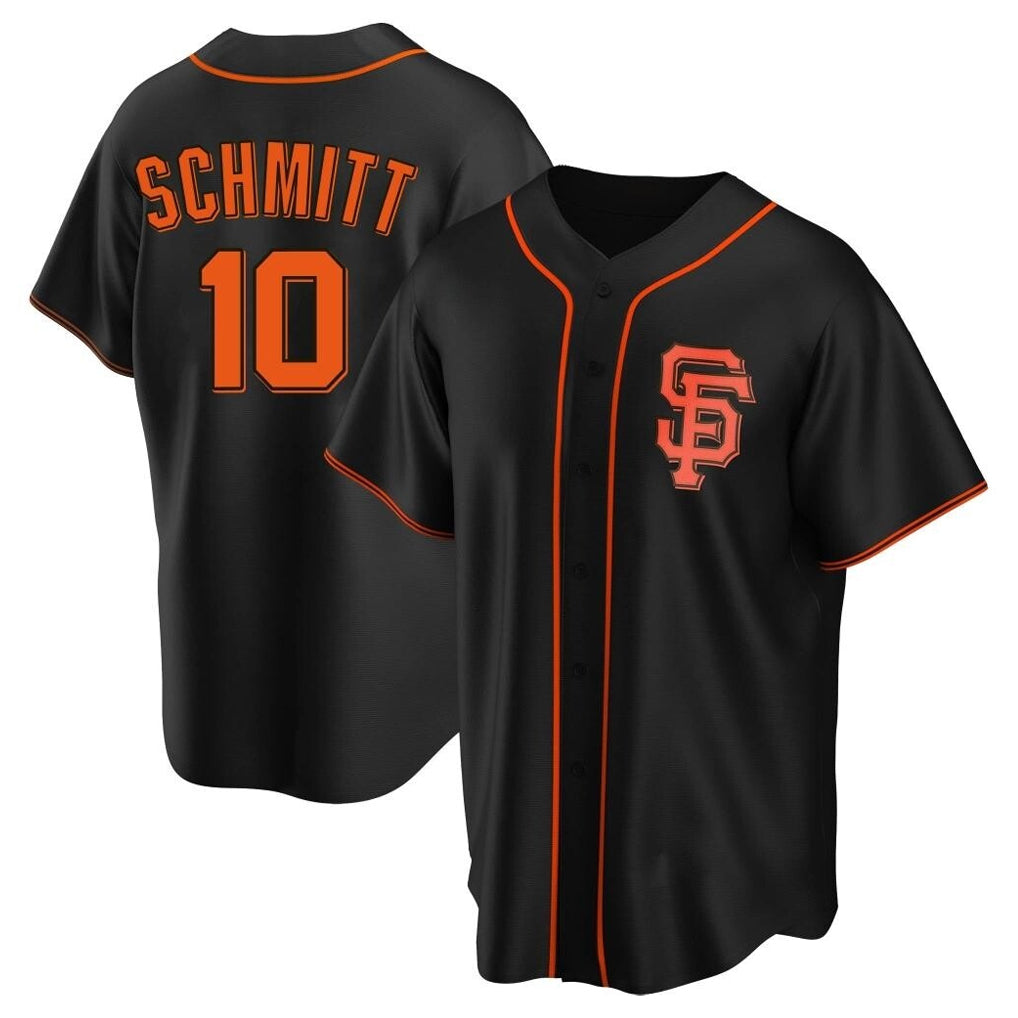 Jamed SF.Giants #10 Casey Schmitt Player  Black 2026 Home Game Stitched Jerseys