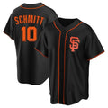 Jamed SF.Giants #10 Casey Schmitt Player  Black 2026 Home Game Stitched Jerseys