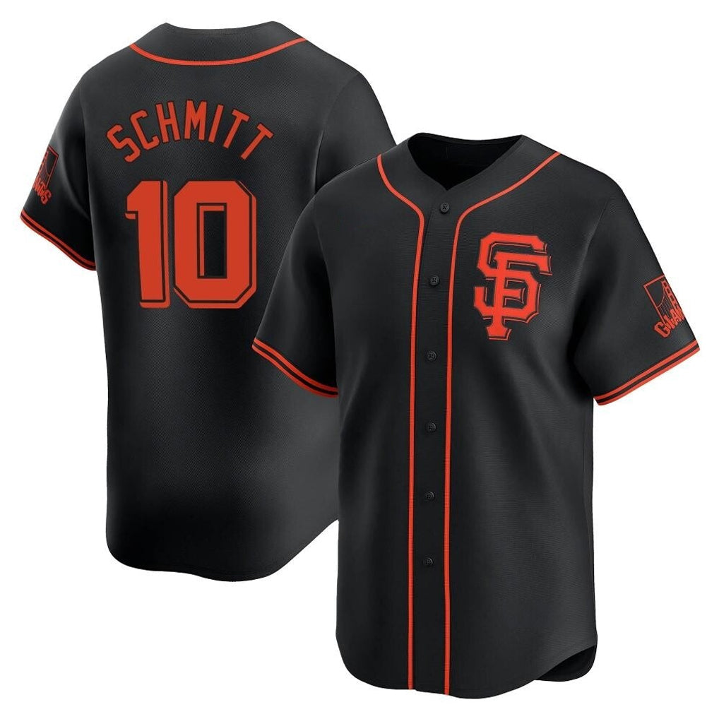 Jamed SF.Giants #10 Casey Schmitt Player  Black 2026 Home Limited Stitched Jerseys