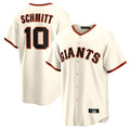 Jamed SF.Giants #10 Casey Schmitt Player Cream Home Game Stitched Jerseys