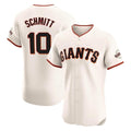 Jamed SF.Giants #10 Casey Schmitt Player Cream Home Limited Elite Stitched Jerseys