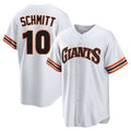 Jamed SF.Giants #10 Casey Schmitt Player White Home Game Stitched Jerseys