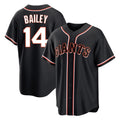 Jamed SF.Giants #14 Patrick Bailey Player Black Fashion Out Home Limited Stitched Jerseys