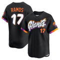 Jamed SF.Giants #17 Heliot Ramos Player Black 2025 City Connect Home Limited Stitched Jerseys