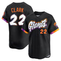 Jamed SF.Giants #22 Will Clark Player Black 2025 City Connect Home Limited Stitched Jerseys