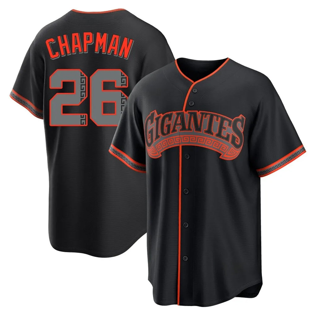Jamed SF.Giants #26 Matt Chapman Player Black Alternate Limited Stitched Jerseys