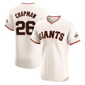 Jamed SF.Giants #26 Matt Chapman Player Cream Home Limited Elite Stitched Jerseys