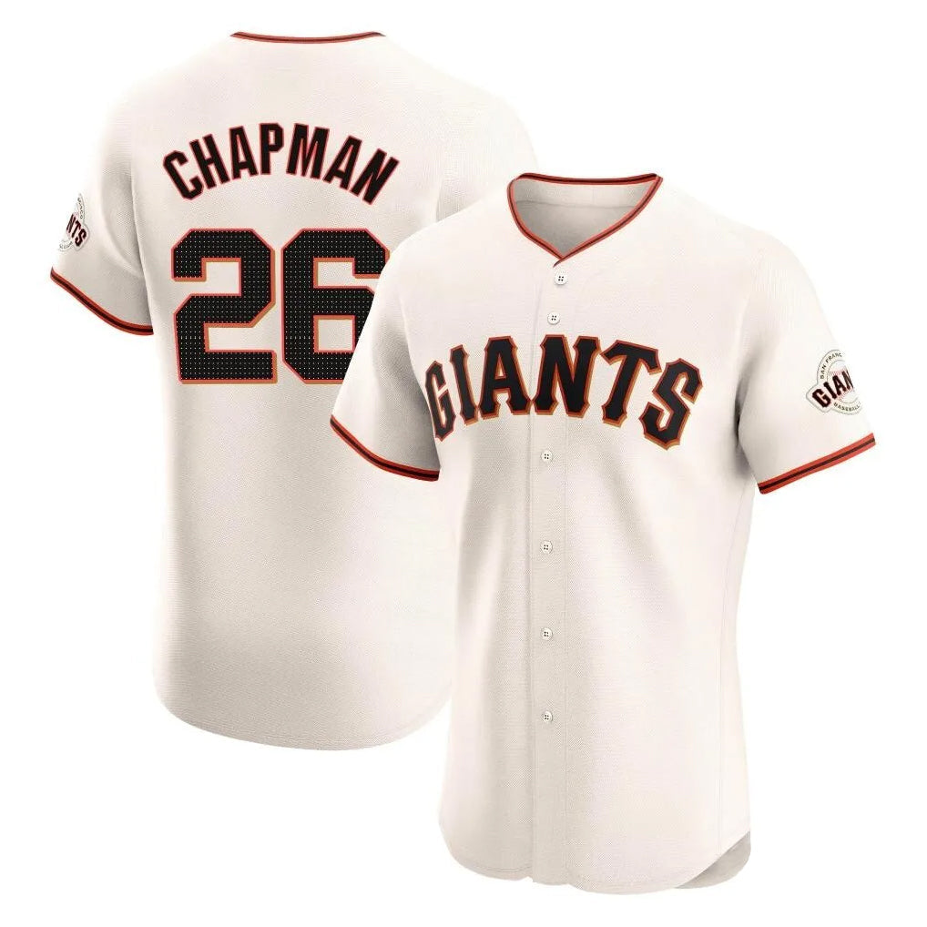 Jamed SF.Giants #26 Matt Chapman Player Cream Home Limited Elite Stitched Jerseys