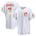 Jamed SF.Giants #2 Willy Adames Player White City Connect Home Game Stitched Jerseys