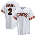 Jamed SF.Giants #2 Willy Adames Player White Home Game Stitched Jerseys