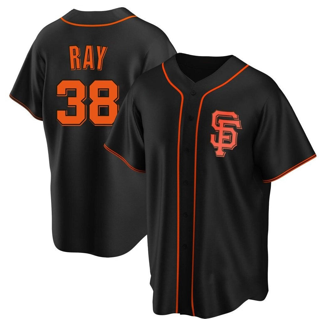 Jamed SF.Giants #38 Robbie Ray Player  Black 2026 Home Game Stitched Jerseys