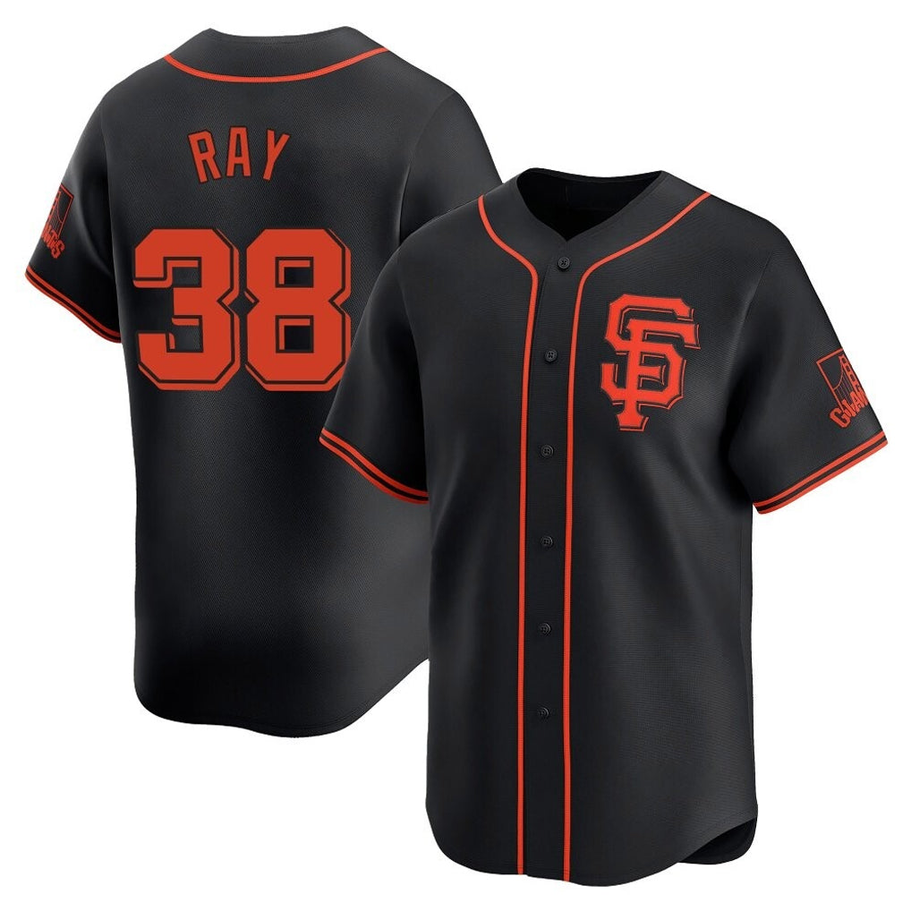Jamed SF.Giants #38 Robbie Ray Player  Black 2026 Home Limited Stitched Jerseys