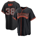 Jamed SF.Giants #38 Robbie Ray Player Black Alternate Limited Stitched Jerseys
