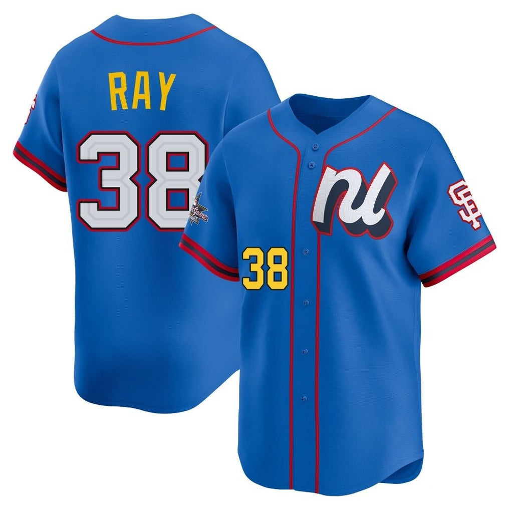 Jamed SF.Giants #38 Robbie Ray Player Blue National League All-Star Edition Limited Stitched Jerseys