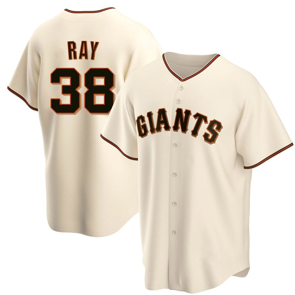 Jamed SF.Giants #38 Robbie Ray Player Cream Home Game Stitched Jerseys