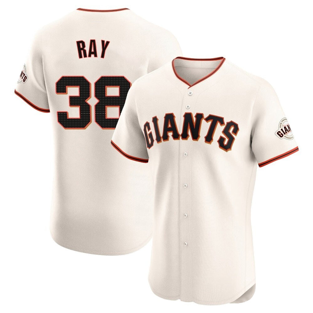 Jamed SF.Giants #38 Robbie Ray Player Cream Home Limited Elite Stitched Jerseys