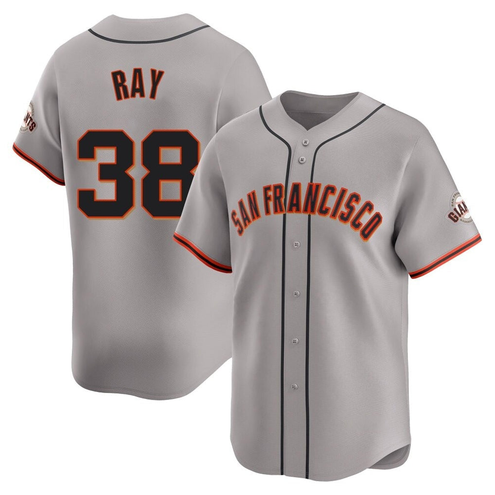 Jamed SF.Giants #38 Robbie Ray Player Gray Home Limited Stitched Jerseys