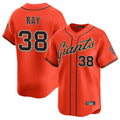 Jamed SF.Giants #38 Robbie Ray Player Orange Home Limited Stitched Jerseys
