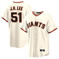 Jamed SF.Giants #51 Jung Hoo Lee Player Cream Home Game Stitched Jerseys