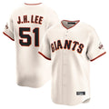 Jamed SF.Giants #51 Jung Hoo Lee Player Cream Home Limited Stitched Jerseys