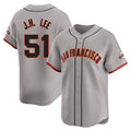 Jamed SF.Giants #51 Jung Hoo Lee Player Gray Home Limited Stitched Jerseys