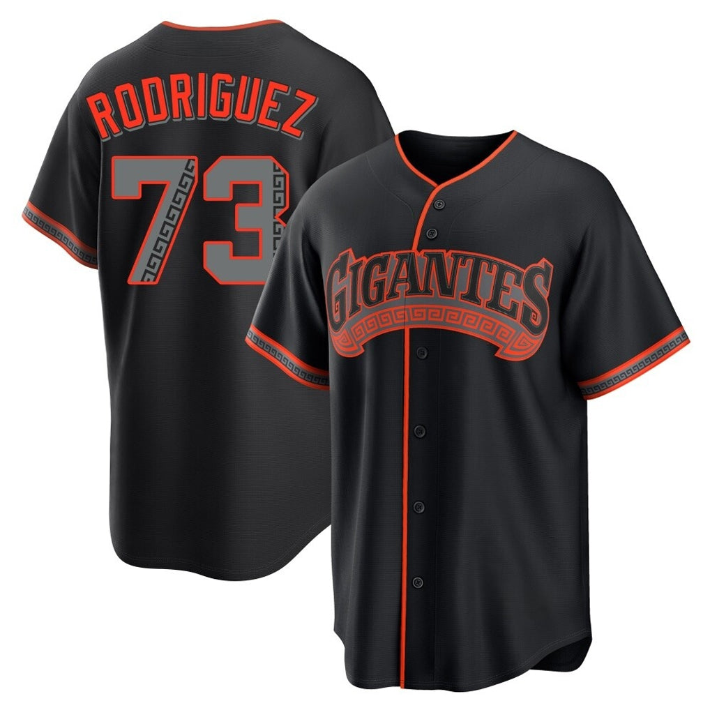Jamed SF.Giants #73 Randy Rodriguez Player Black Alternate Limited Stitched Jerseys