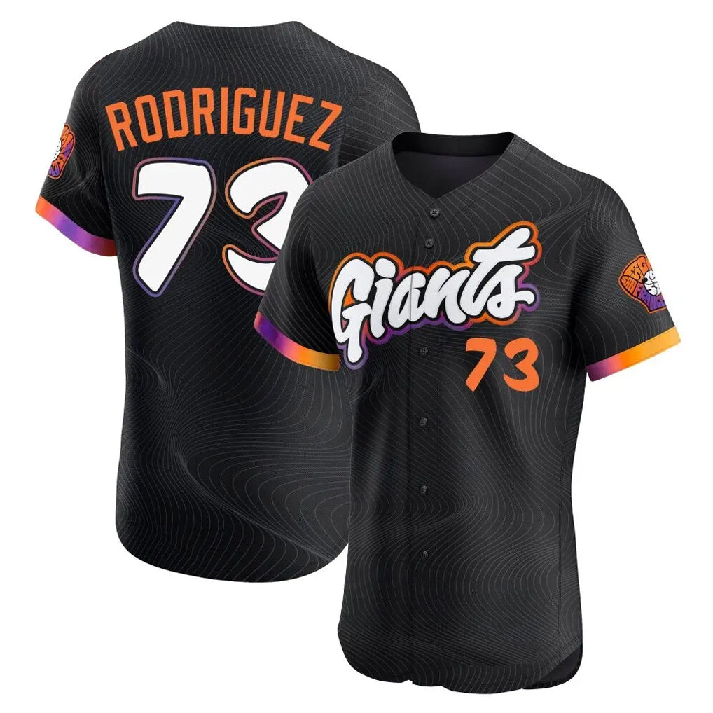 Jamed SF.Giants #73 Randy Rodriguez Player Black City Connect Home Limited Elite Stitched Jerseys