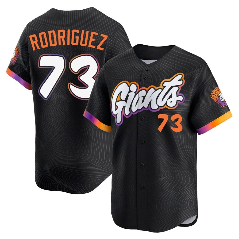 Jamed SF.Giants #73 Randy Rodriguez Player Black City Connect Home Limited Stitched Jerseys