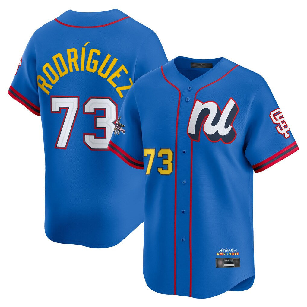 Jamed SF.Giants #73 Randy Rodriguez Player Blue National League All-Star Edition Limited Stitched Jerseys