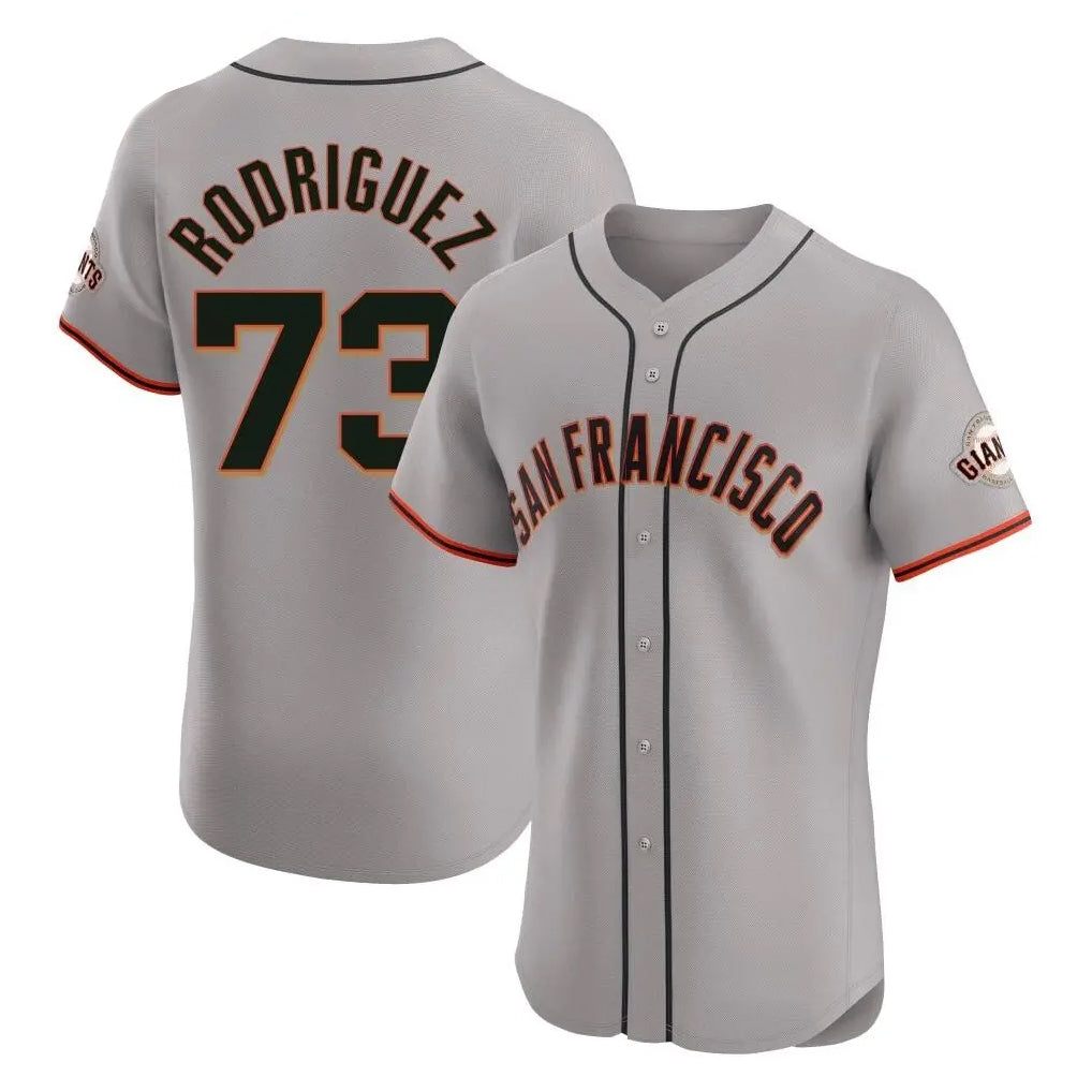 Jamed SF.Giants #73 Randy Rodriguez Player Gray Home Limited Elite Stitched Jerseys
