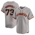 Jamed SF.Giants #73 Randy Rodriguez Player Gray Home Limited Stitched Jerseys