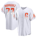Jamed SF.Giants #73 Randy Rodriguez Player White City Connect Home Game Stitched Jerseys