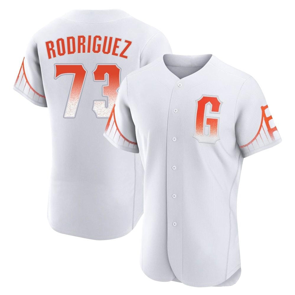 Jamed SF.Giants #73 Randy Rodriguez Player White City Connect Home Limited Elite Stitched Jerseys