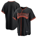 Jamed SF.Giants Blank Player Black Alternate Limited Stitched Jerseys