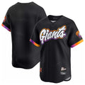 Jamed SF.Giants Blank Player Black City Connect Limited Vapor Stitched Jerseys