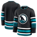 Jamed S.Jose Sharks Black Alternate Premium Jerseys